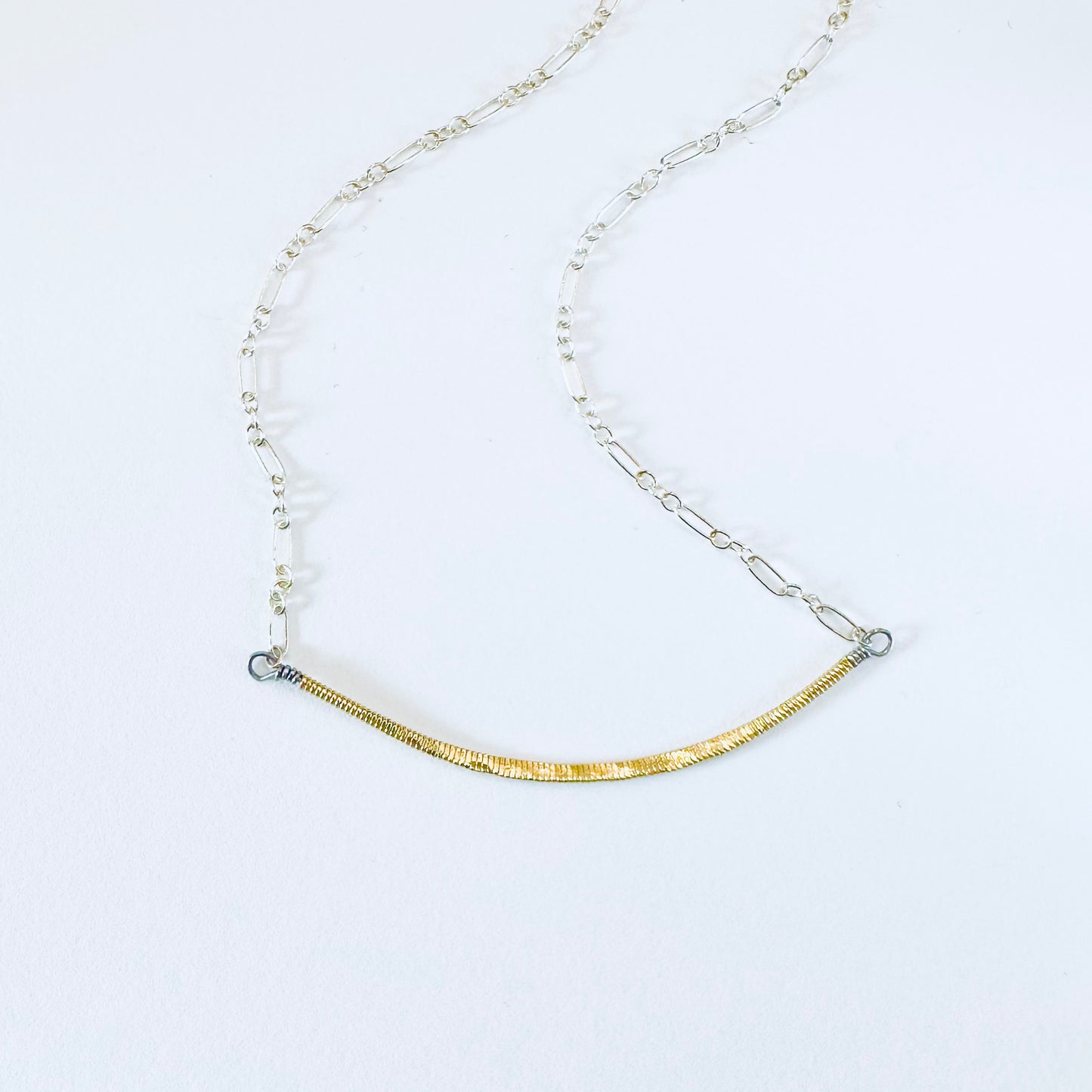 Hammered Bar Necklace