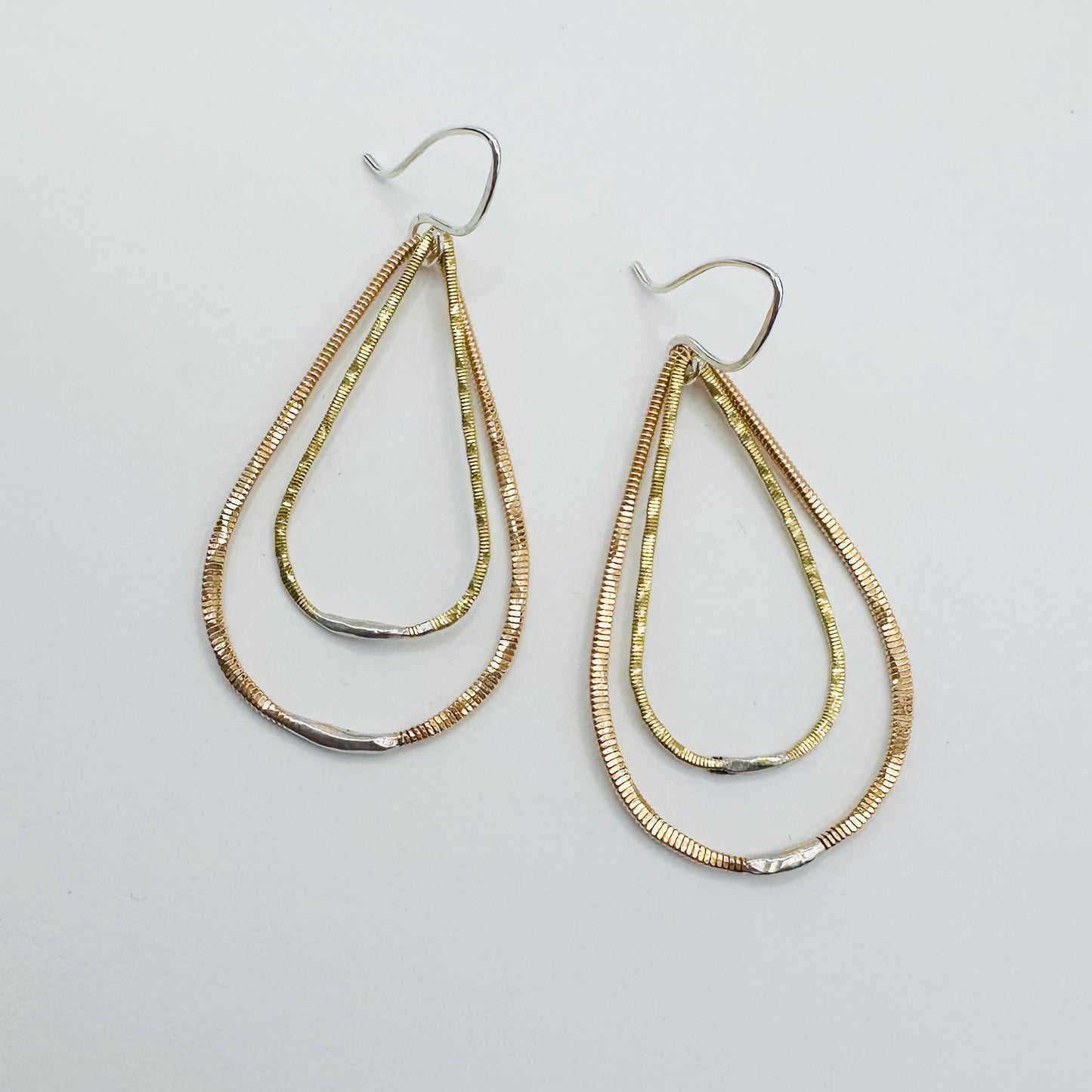 Double Teardrop Earrings