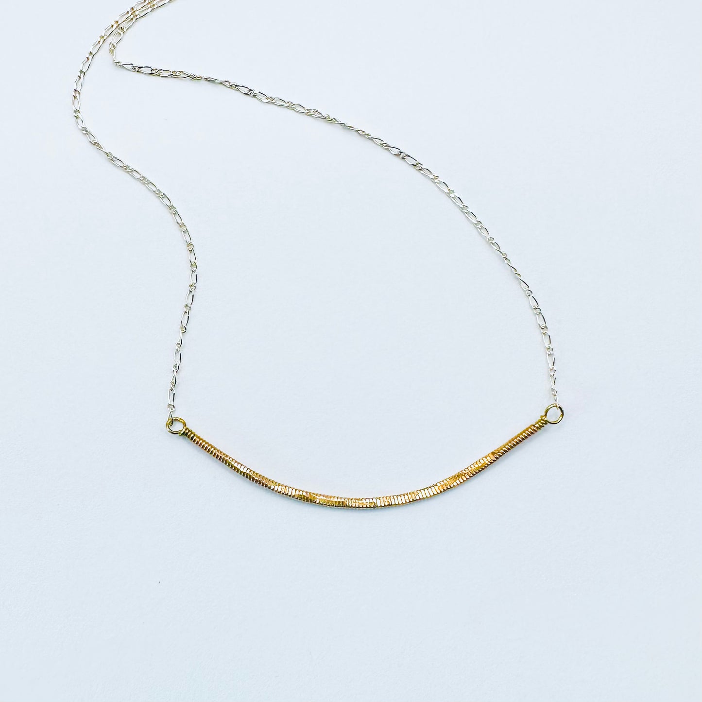 Hammered Bar Necklace