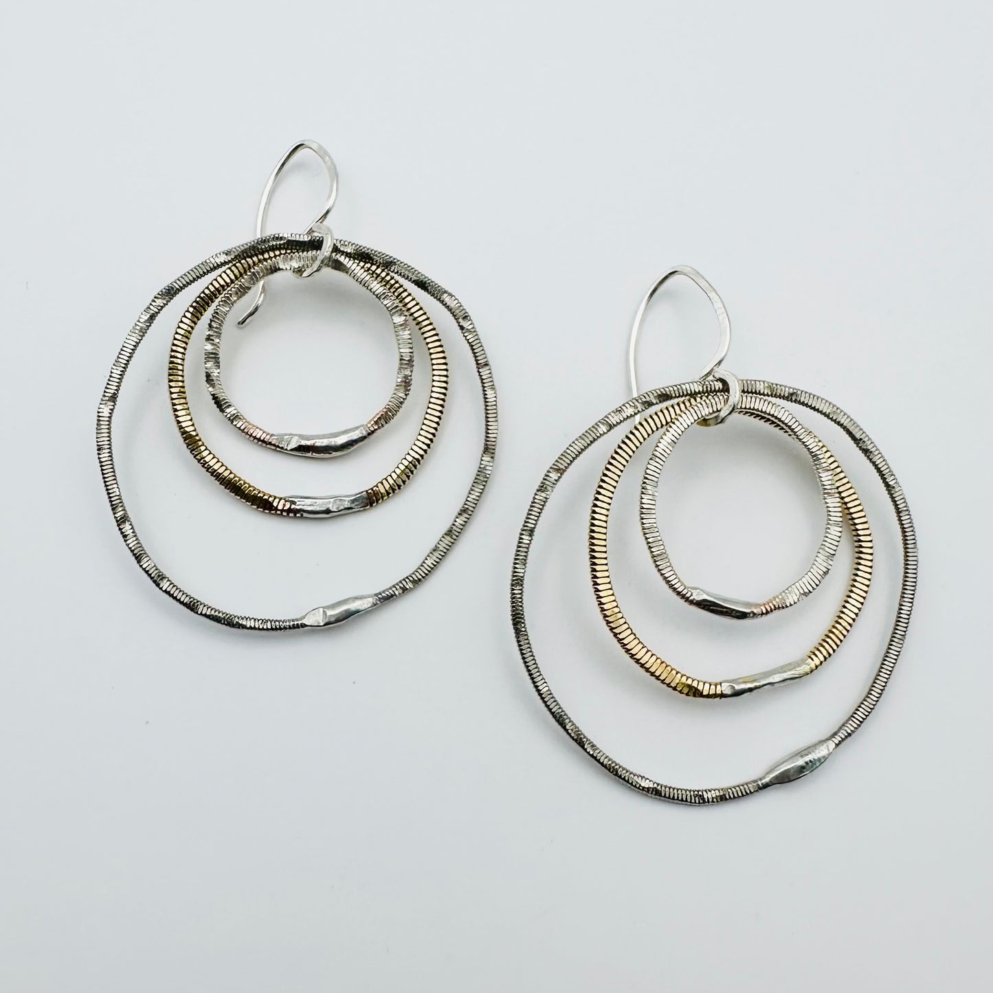 Triple Circle Earrings