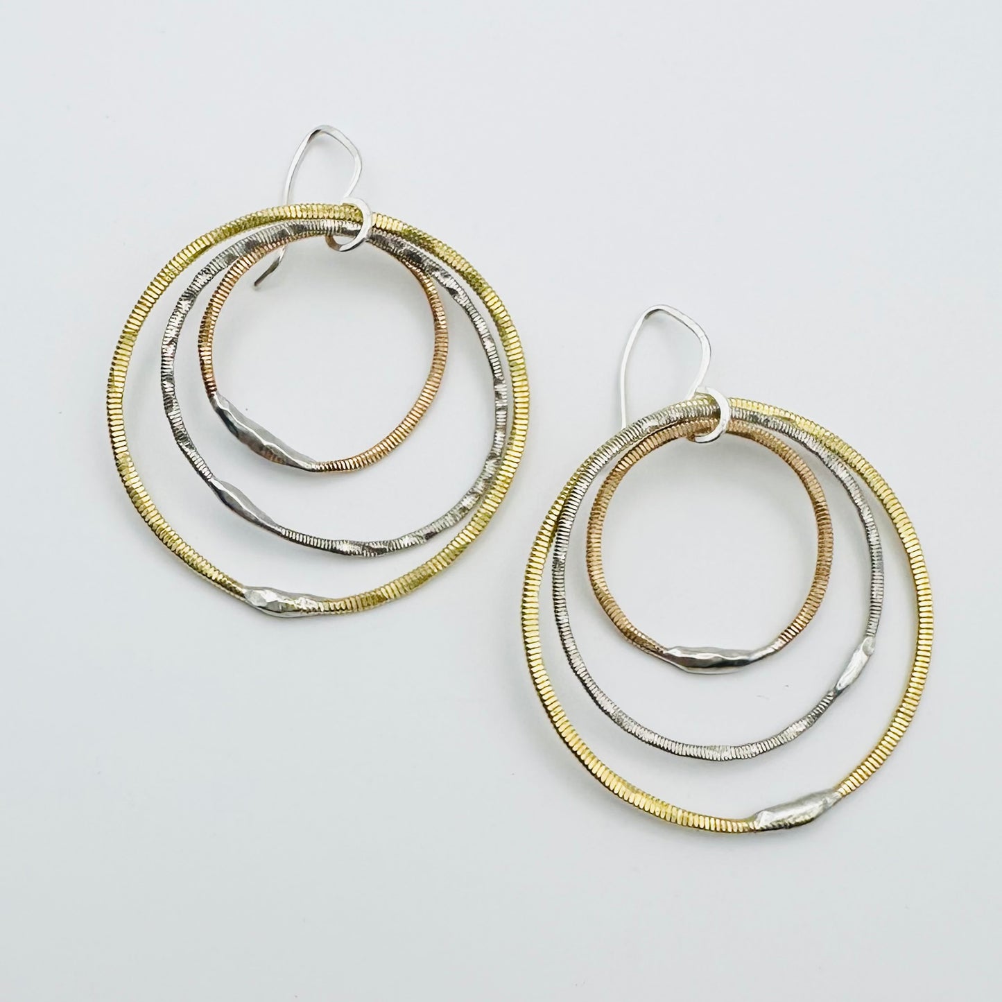 Triple Circle Earrings
