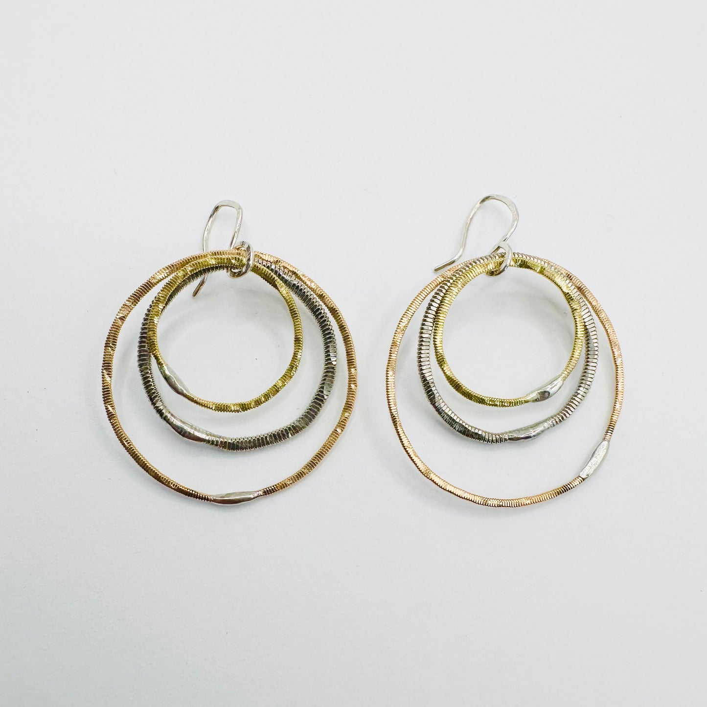 Triple Circle Earrings