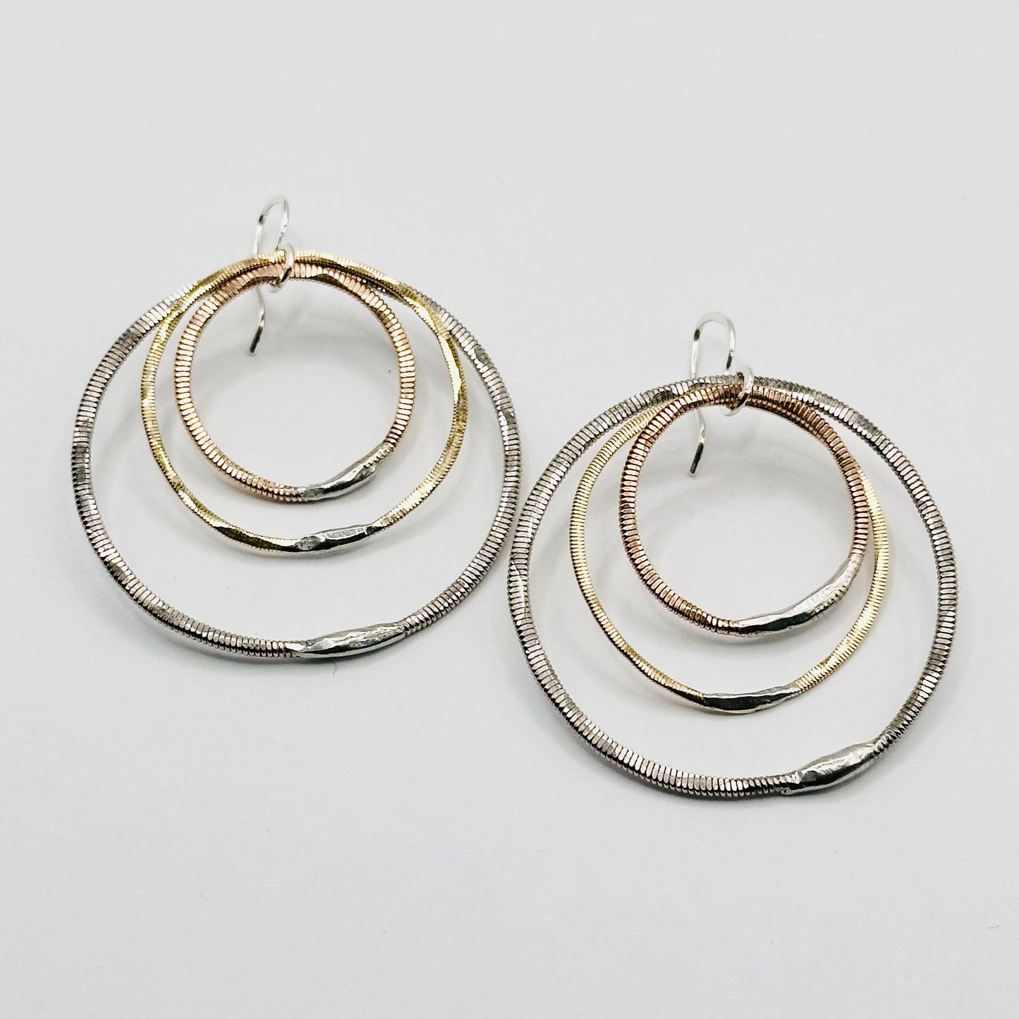 Triple Circle Earrings