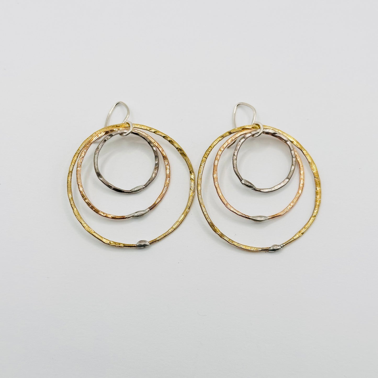 Triple Circle Earrings