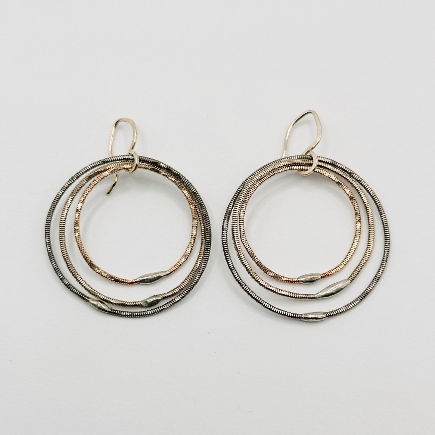 Triple Circle Earrings
