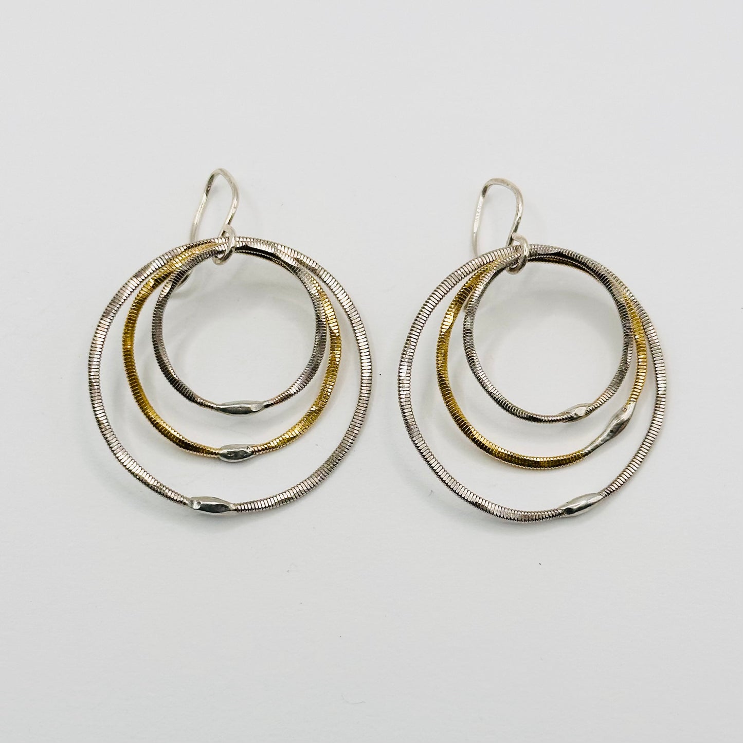 Triple Circle Earrings