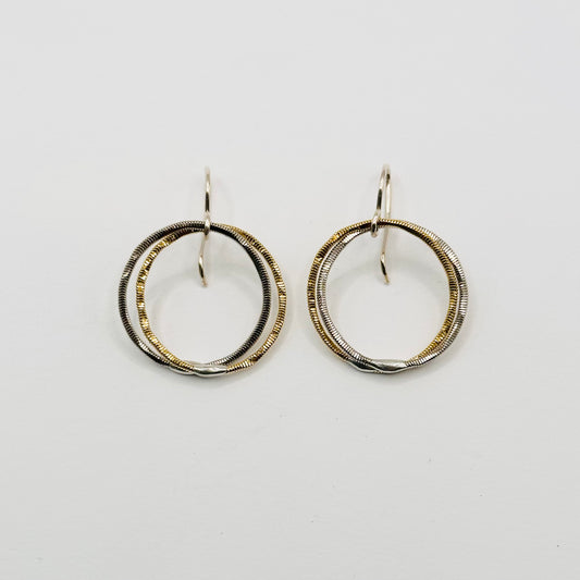 Interlocked Circle Earrings