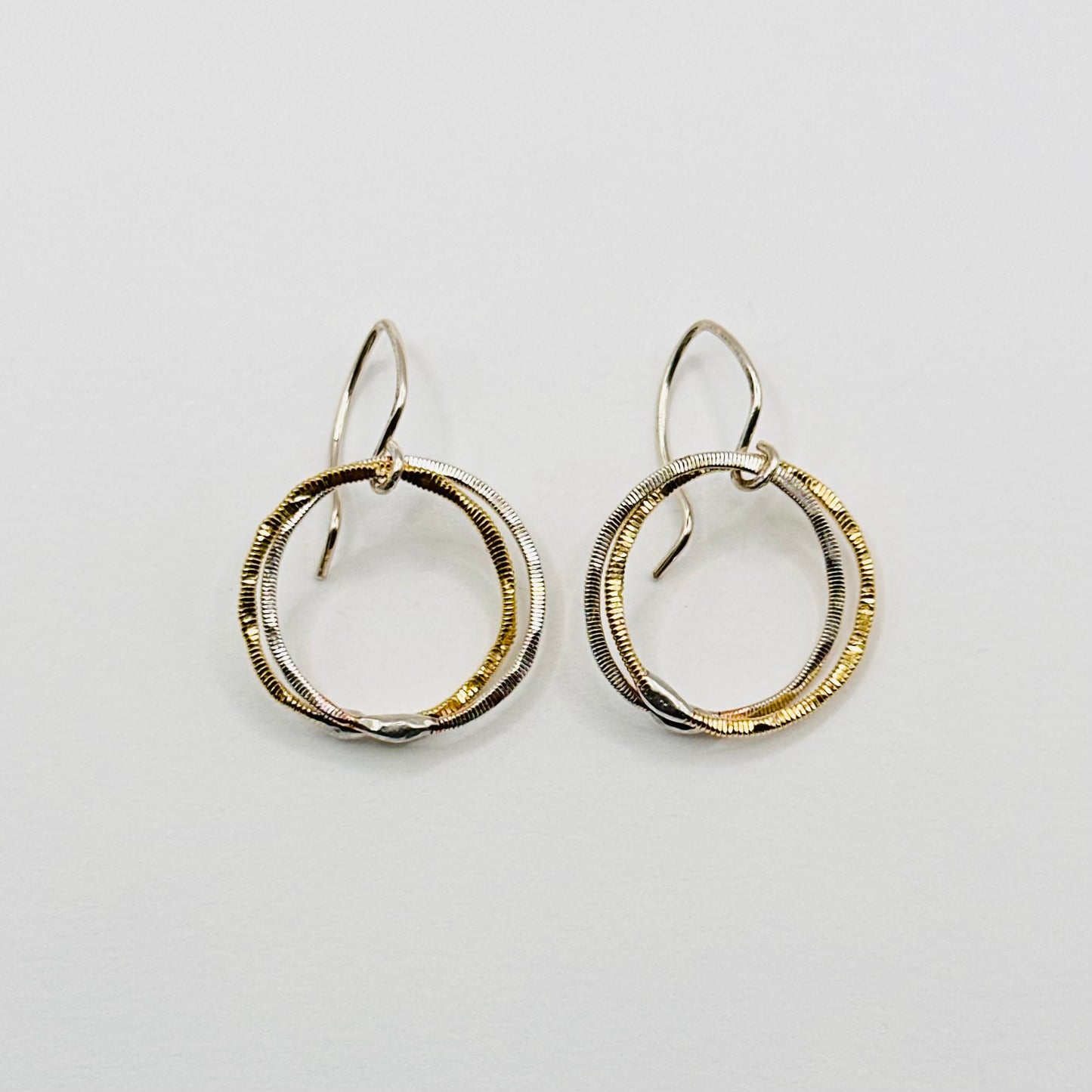 Interlocked Circle Earrings