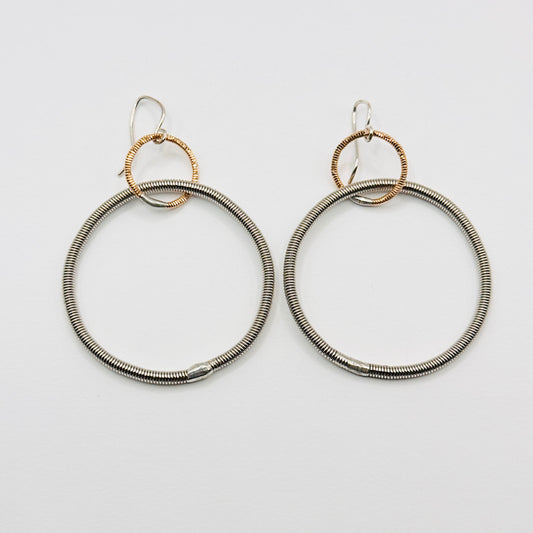Bass Hoop Earrings