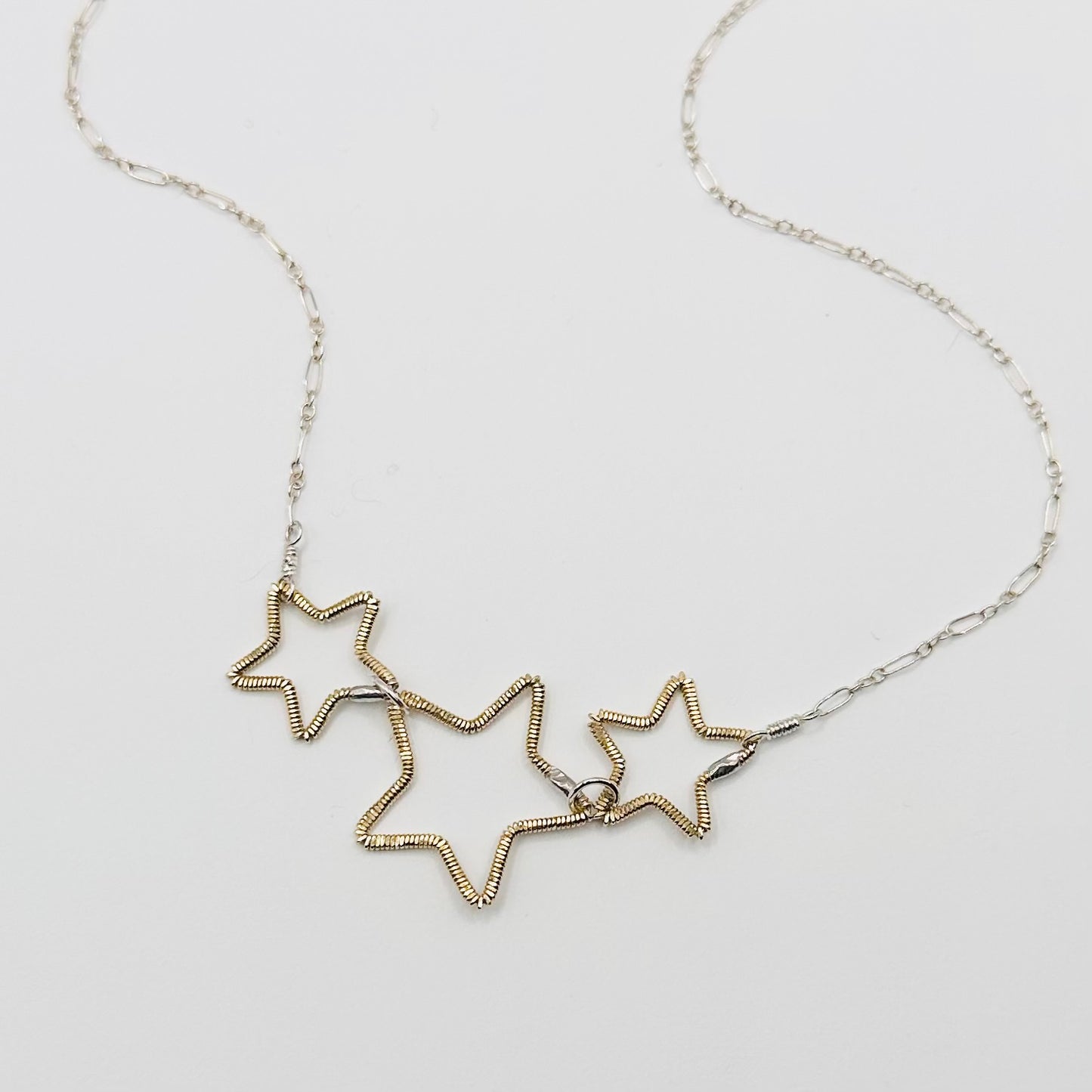 Triple Star Necklace