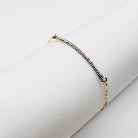 Hammered Bar Bracelet