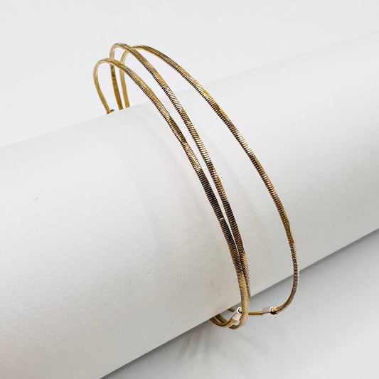 Hammered Bangles